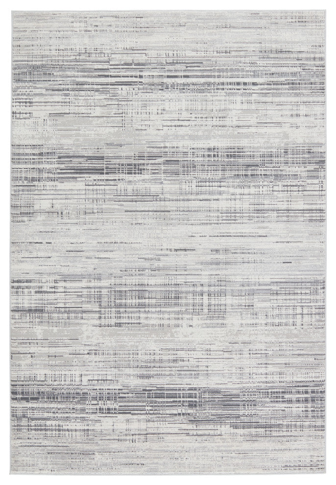Vibe by Jaipur Living Zesiro Abstract Gray/Ivory Area Rug, 8'x10'