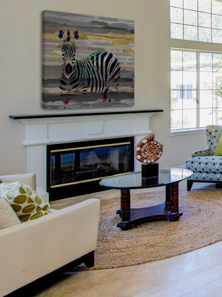 "Stripes" Print on Canvas, 40"x40"