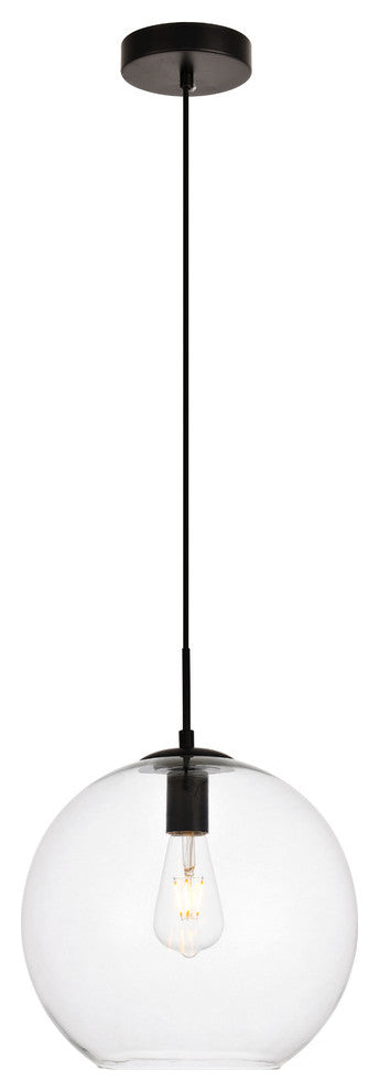 Elegant Placido Collection Pendant Black Finish