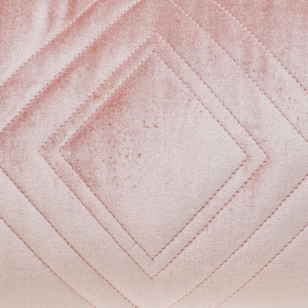 Parkland Collection Reta Pink Throw Pillow, Rectangle