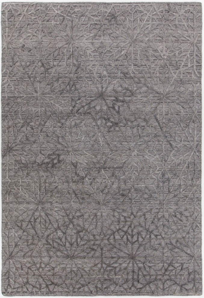 Nimah Area Rug, Gray/Silver, 5'x7'6"