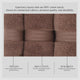 Elegance Essentials 550GSM 100% Cotton Bath Towel 8-Piece Set, Chocolate