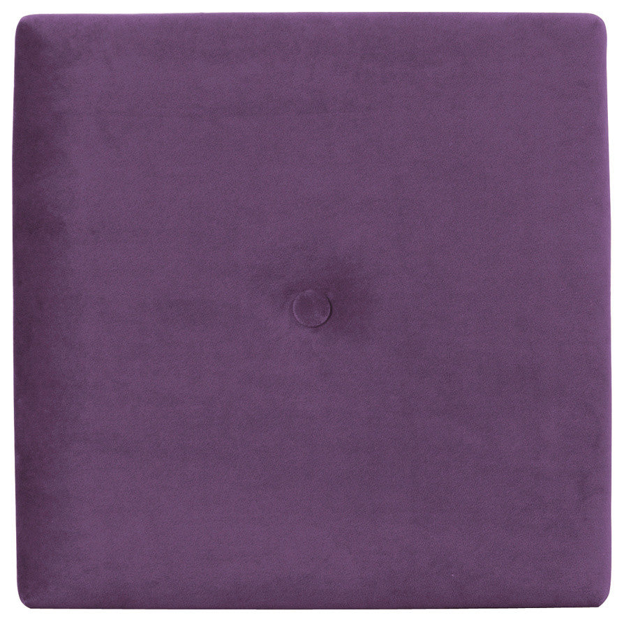 Bella 1" Wall Pixel I With Button, Eggplant