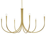 Home Living 55" Chandelier, Brass