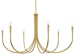 Home Living 55" Chandelier, Brass