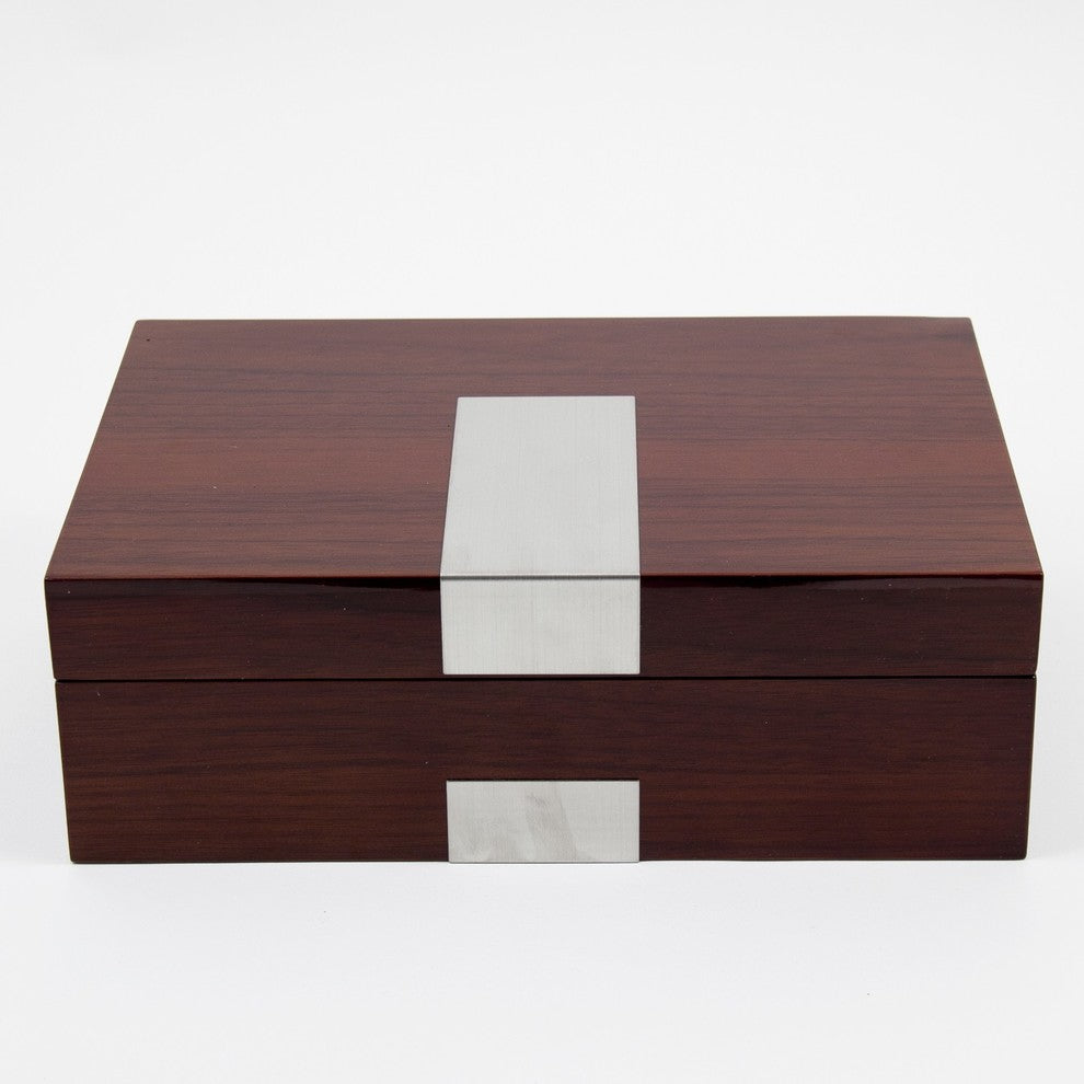 Lacquered Wood 8-Watch Box