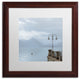Alan Blaustein ''Lake Vista VIII'' Art, Wood Frame, White Mat, 16x16
