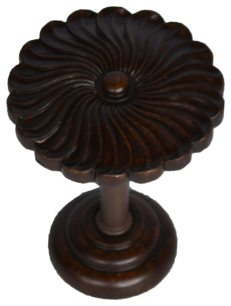 Sierra Drapery Medallion, Mahogany