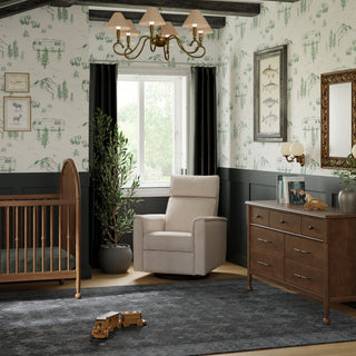 Willa Plus Power Glider Recliner w/ Power Headrest, Performance Beach Eco-Weave