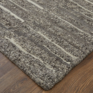 Conor Modern Abstract, Gray/Taupe/Ivory, 7'9"x9'9" Area Rug