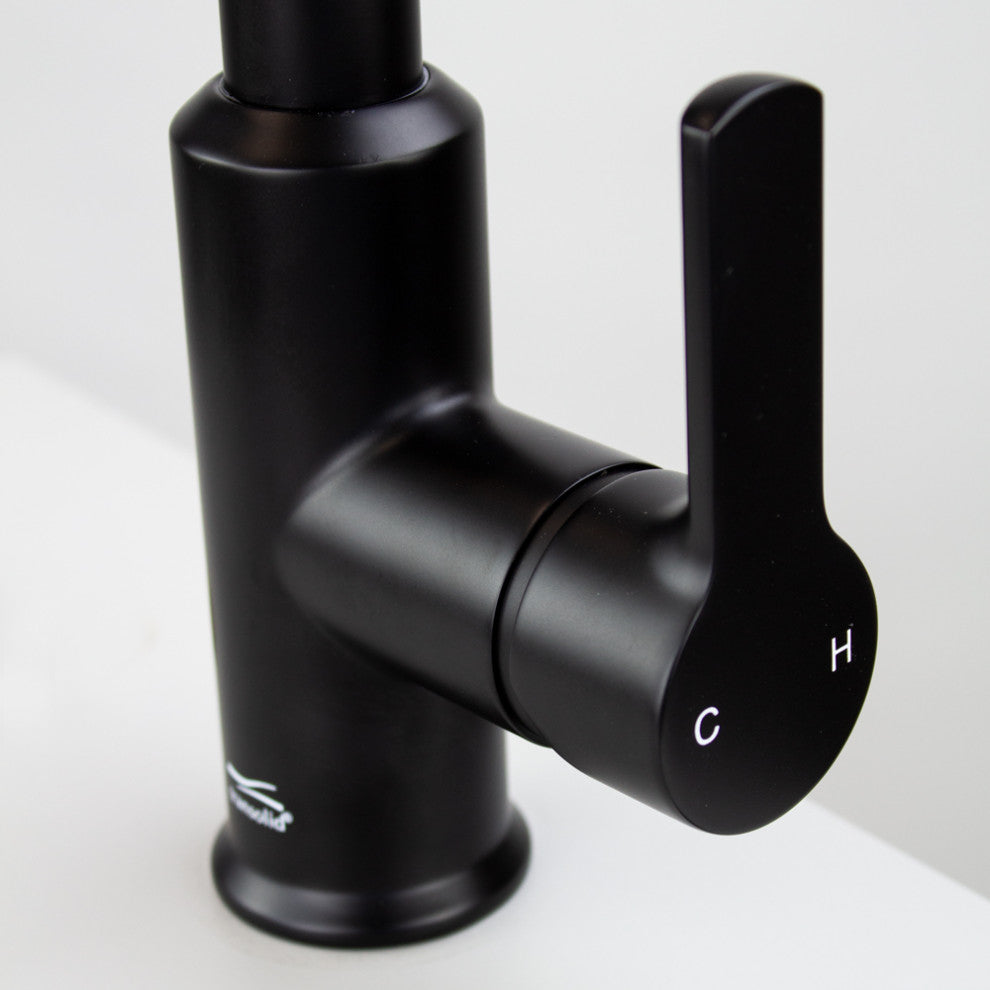 Transolid Sloane Pull-Down Kitchen Faucet, Matte Black