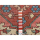 Blush Red Antique Persian Serapi Heriz Hand Knotted Pure Wool Rug, 12'3"x18'6"