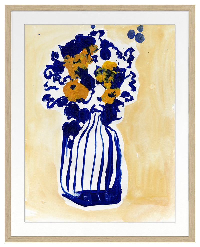 Floral Study 9 Fine Art Print, Nordic Oak, 30"x24"