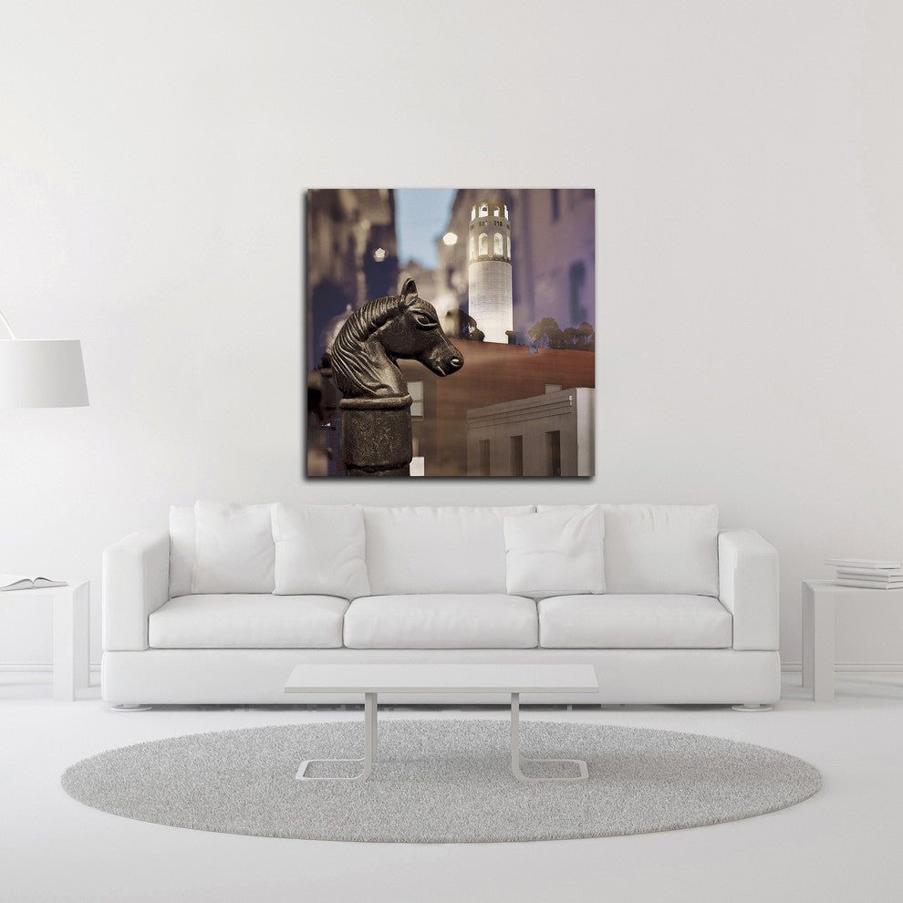Barbary Coast #5 by Alan Blaustein, Print on Canvas, 24"x24"