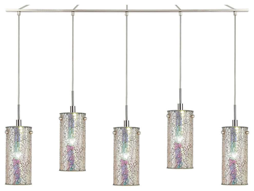 Woodbridge Lighting Tube 5-Light Linear Pendant