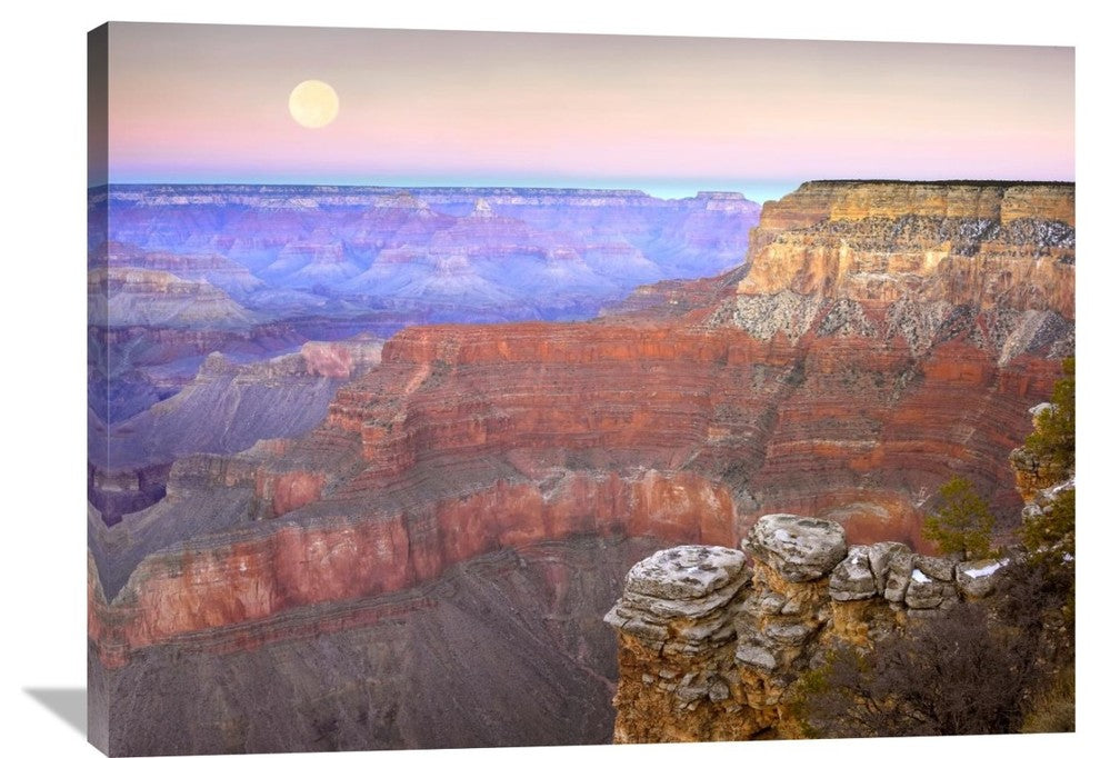"Full Moon From Pima Point, Grand Canyon National Park, Arizona" Artwork