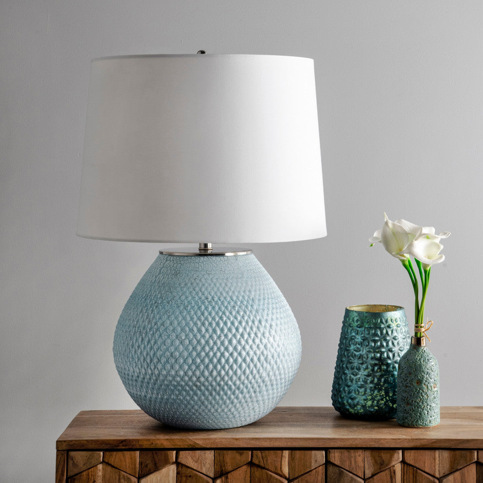 Nuloom Charlotte 26" Glass Spiked Table Lamp