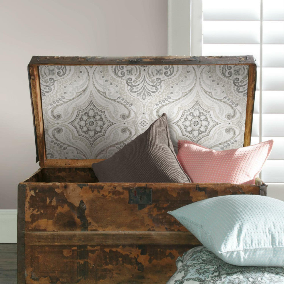 Bohemian Damask Peel & Stick Wallpaper