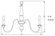 Georgetown 6-Light Chandelier Vintage Ash with Oil Burnished Bronze