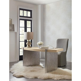 Melange Selleck Wood Writing Desk in Brown by Hooker Furniture