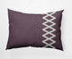 14x20" Zipper Stripe Nautical Decorative Indoor Pillow, Dusty Purple