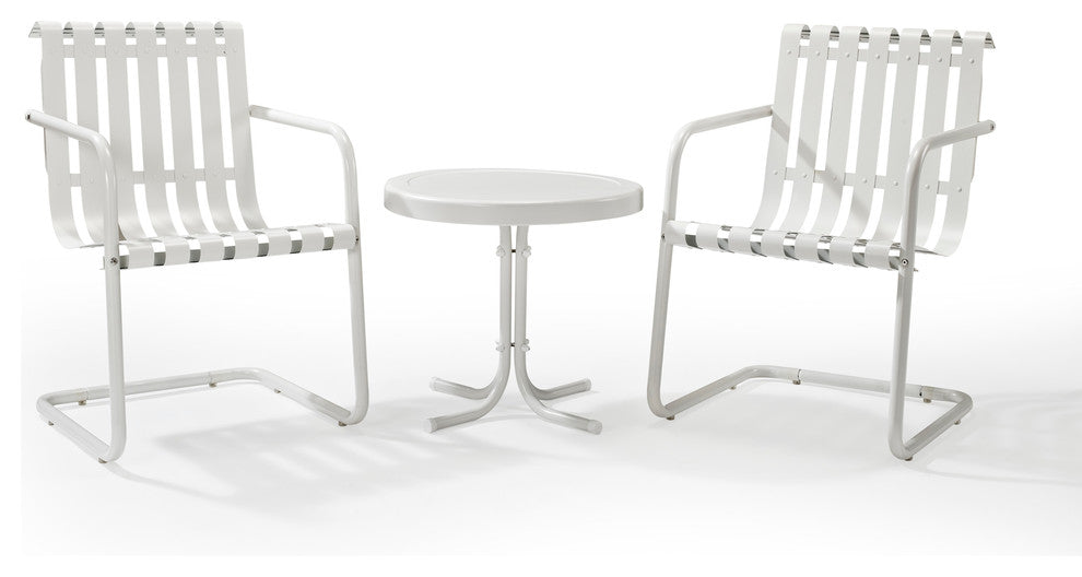 Gracie 3-Piece Metal Outdoor Conversation Seating Set
