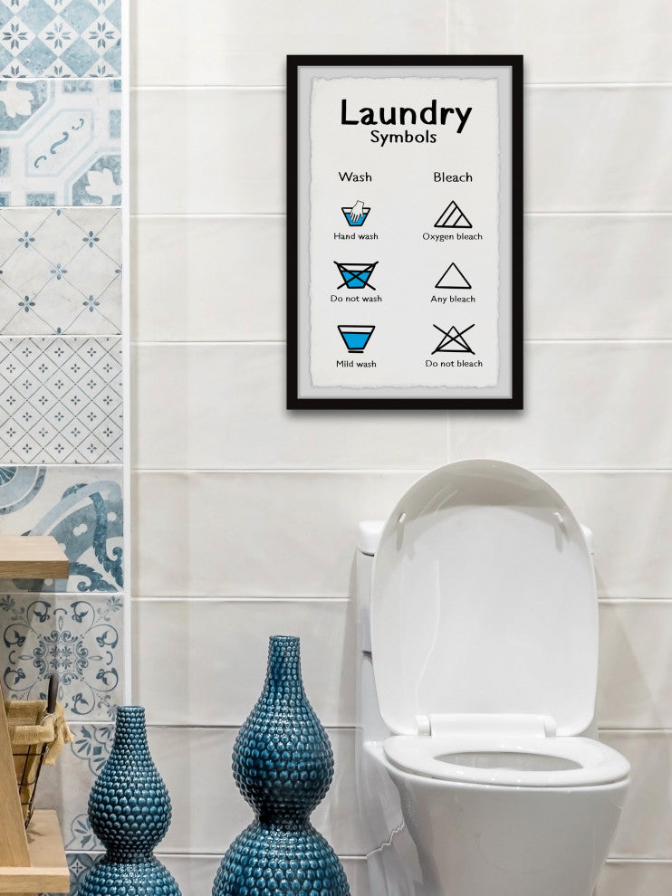 "Do Not Bleach" Framed Painting Print, 12x18