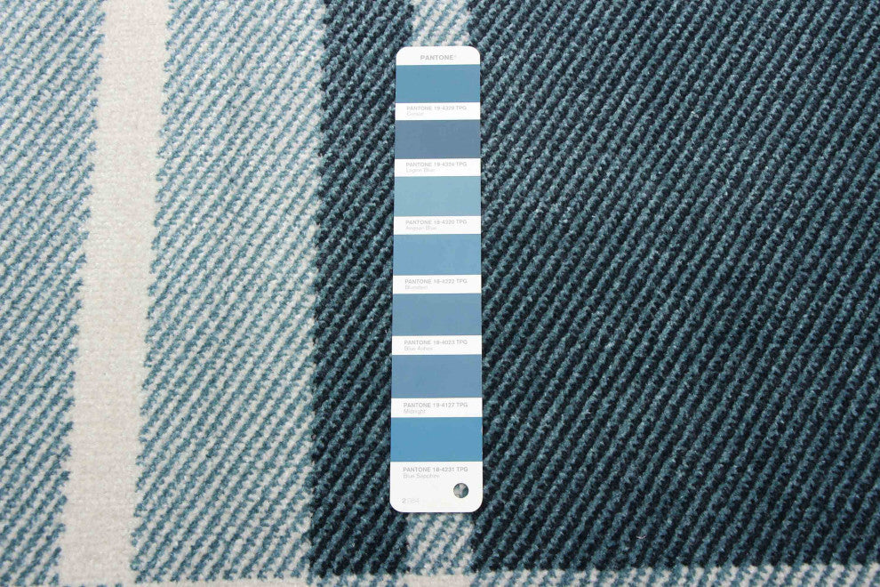 Aqua Roma Area Rug, Blue, 6'x9'