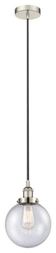 Innovations 616-1PH-PN-G204-8-LED 1-Light Mini Pendant, Polished Nickel