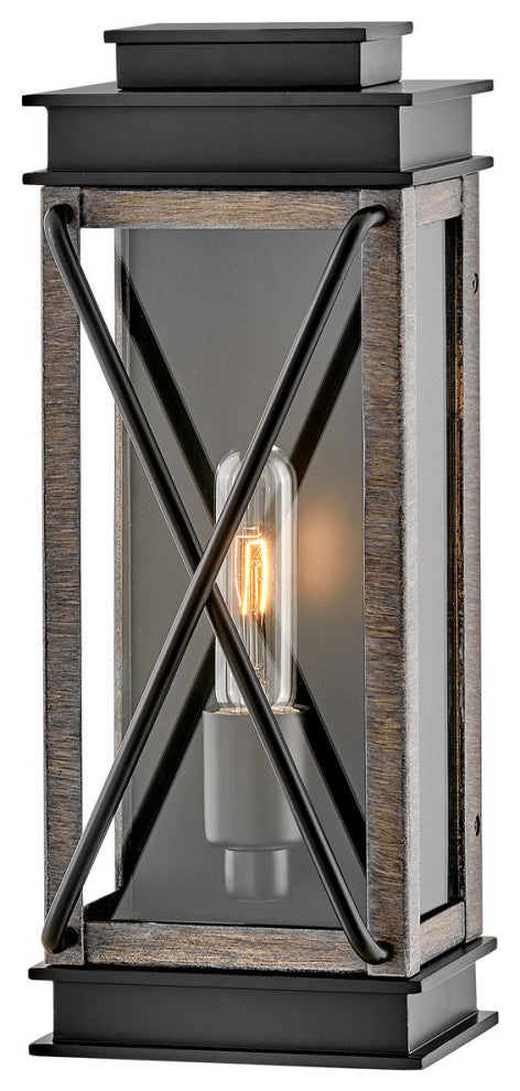 Hinkley Lighting 11190 Montecito 1 Light 15" Tall Outdoor Wall - Black