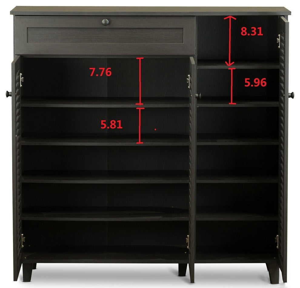 Pocillo Wood Shoe Storage Cabinet