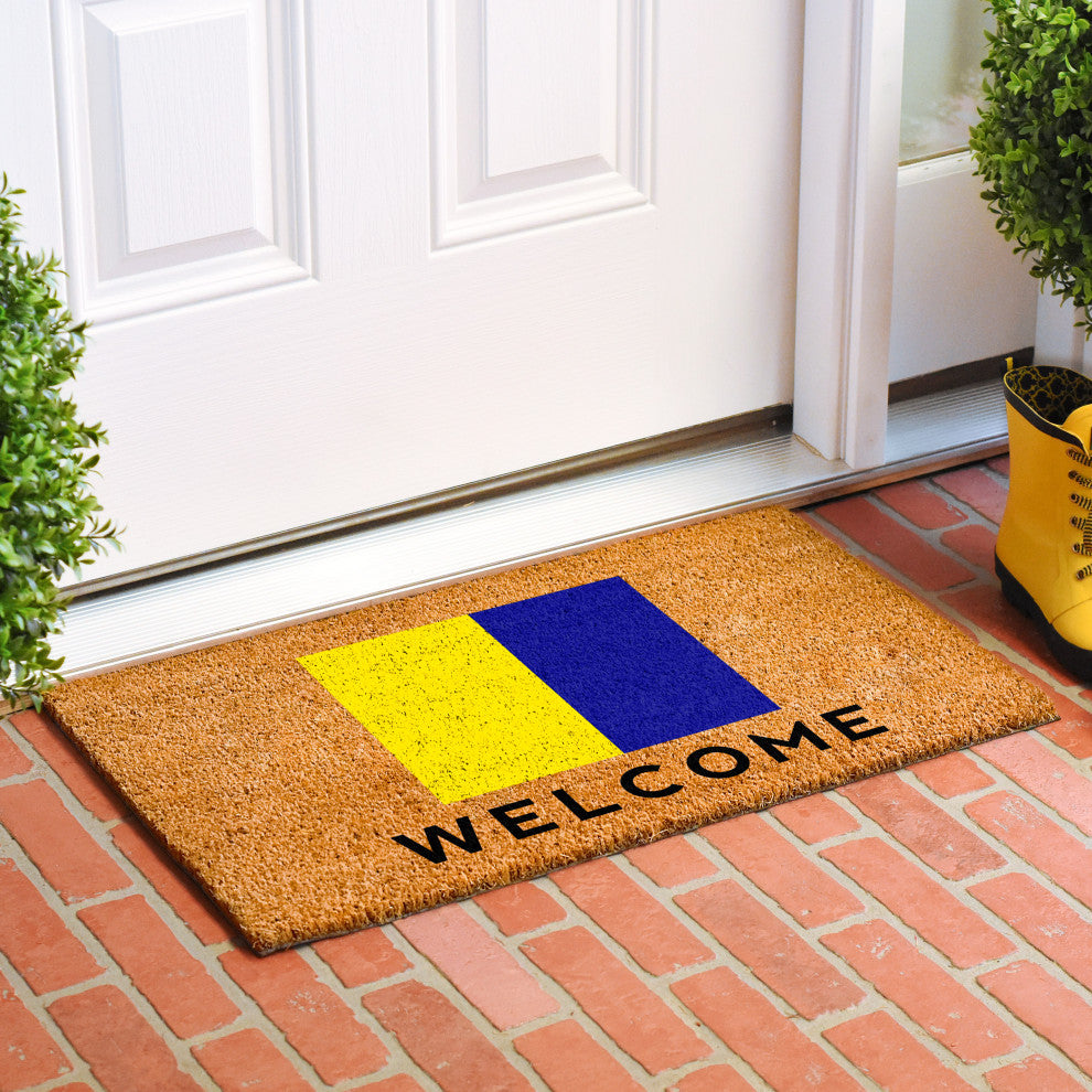 Calloway Mills Nautical Personalized Doormat, Letter K