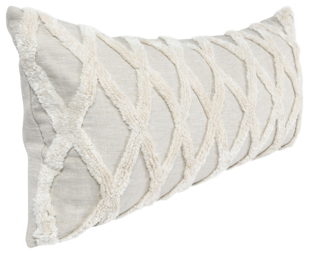 Evangeline 100% Linen 16"x 36"Throw Pillow in Natural by Kosas Home