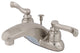 Kingston Brass 4" Centerset Bathroom Faucet, Brushed Nickel