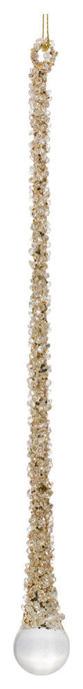Glass Icicle Ornament, 6-Piece Set