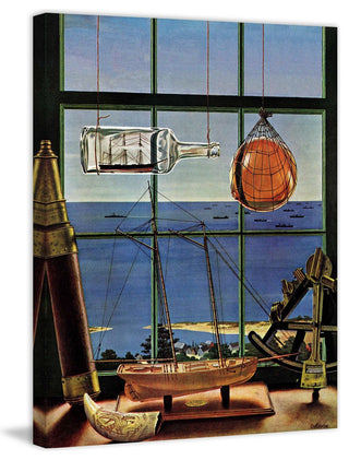 "Naval Convoy" Painting Print on Canvas by John Atherton