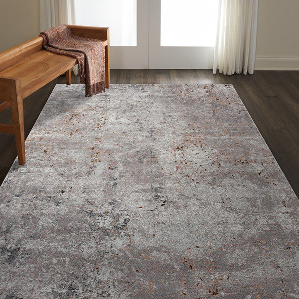 5??x 8??Light Gray Modern Abstract Area Rug