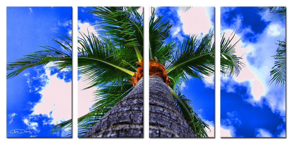 Ready2hangart Chris Doherty 'Palms III' 4-piece Canvas Wall Art