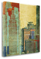 "Urban Blocks II" By Noah, Giclee Print on Gallery Wrap Canvas, Ready to Hang