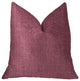 Plumptious Purple Luxury Throw Pillow, 20"x36" King