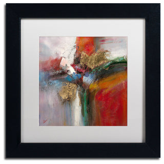 'Bounce' Matted Framed Canvas Art by Ricardo Tapia