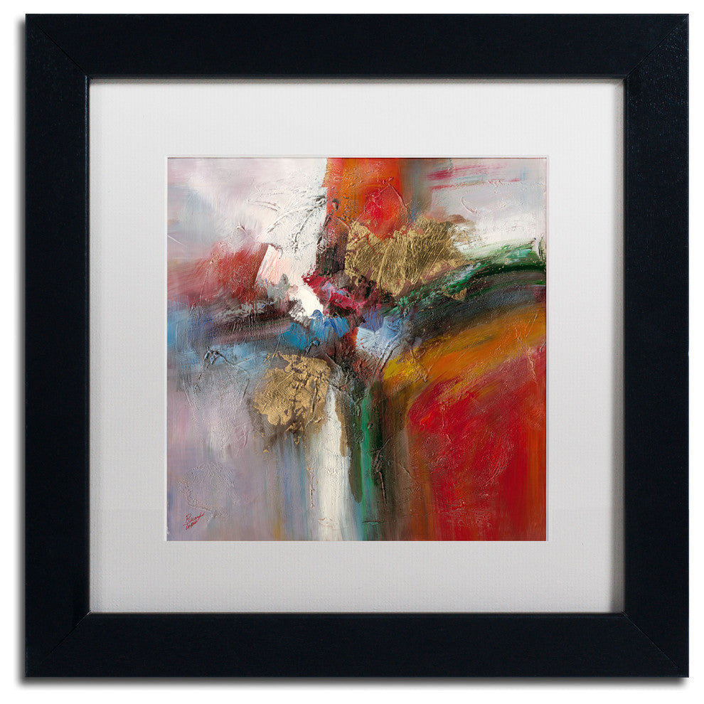'Bounce' Matted Framed Canvas Art by Ricardo Tapia