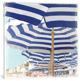 "Beach Club" by Charlie Carter, Canvas Print, 37"x37"