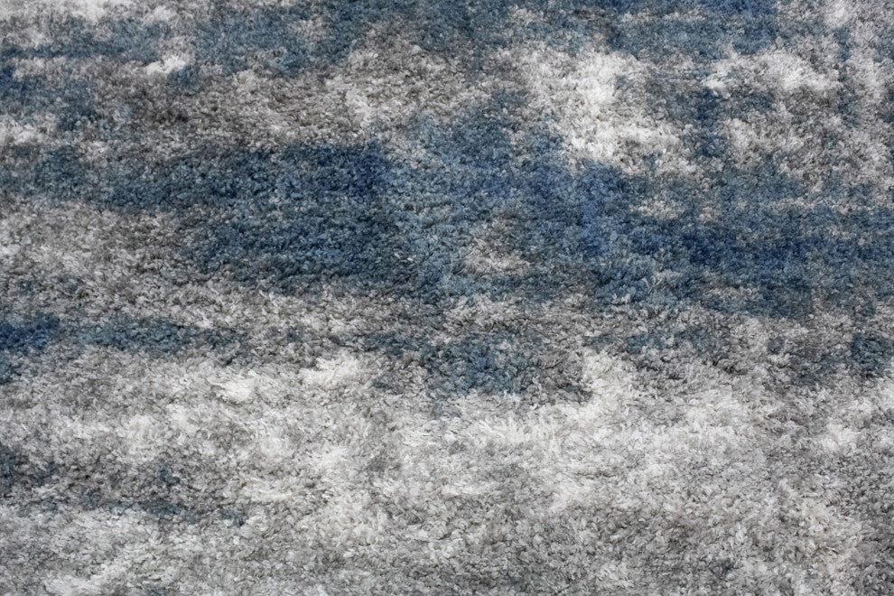 Noori Rug Shag Madison Blue/Grey Rug