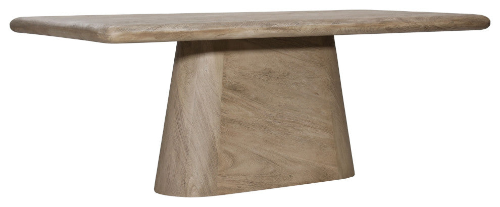Max 79" Wide Acacia Dining Table, Natural