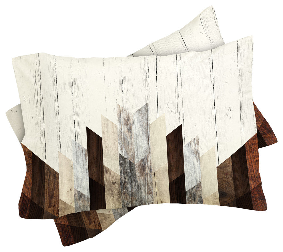 Iveta Abolina Geo Wood 3 Duvet Cover Set, Twin XL