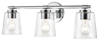 3-Light 24.5" Chrome Bathroom Vanity Light