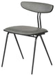 Giada Dove Leather Dining Chair