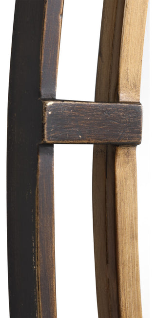 35" Transitional Bronze Oval Mirror