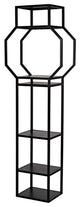 Downtown B Bookcase, Black Metal